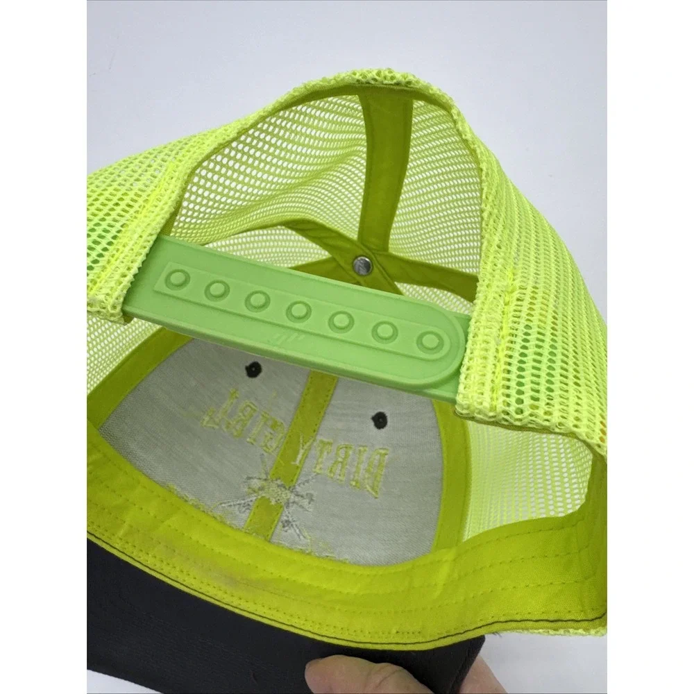 DIRTY GIRL Baseball Cap ADJUSTABLE Snap Back Sport Fishing Yupoong Classics